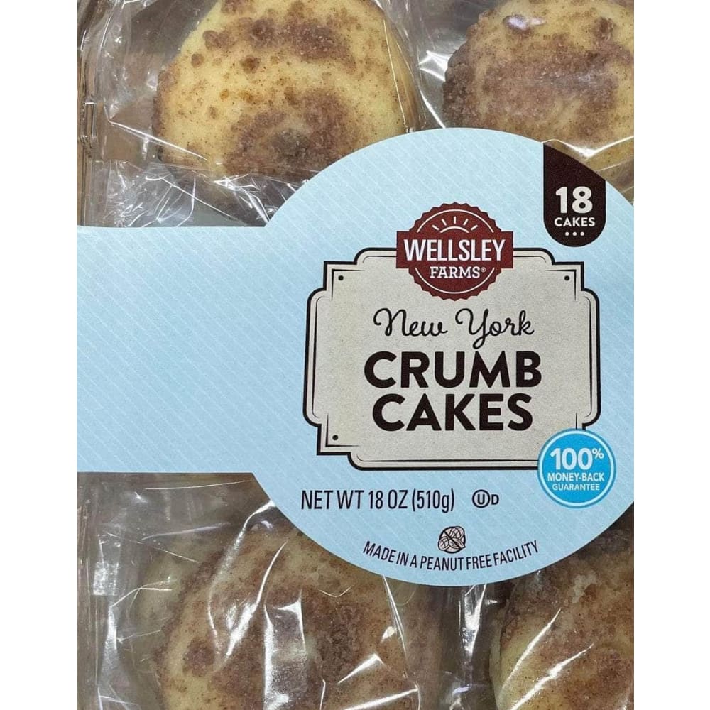 Wellsley Farms Wellsley Farms New York Crumb Cakes, 18 x 1 oz. Cakes