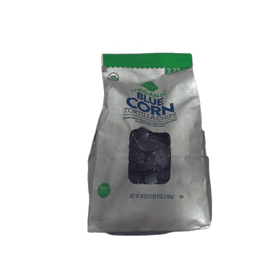 Wellsley Farms Organic Blue Corn Tortilla Chips, 36 oz. - ShelHealth.Com