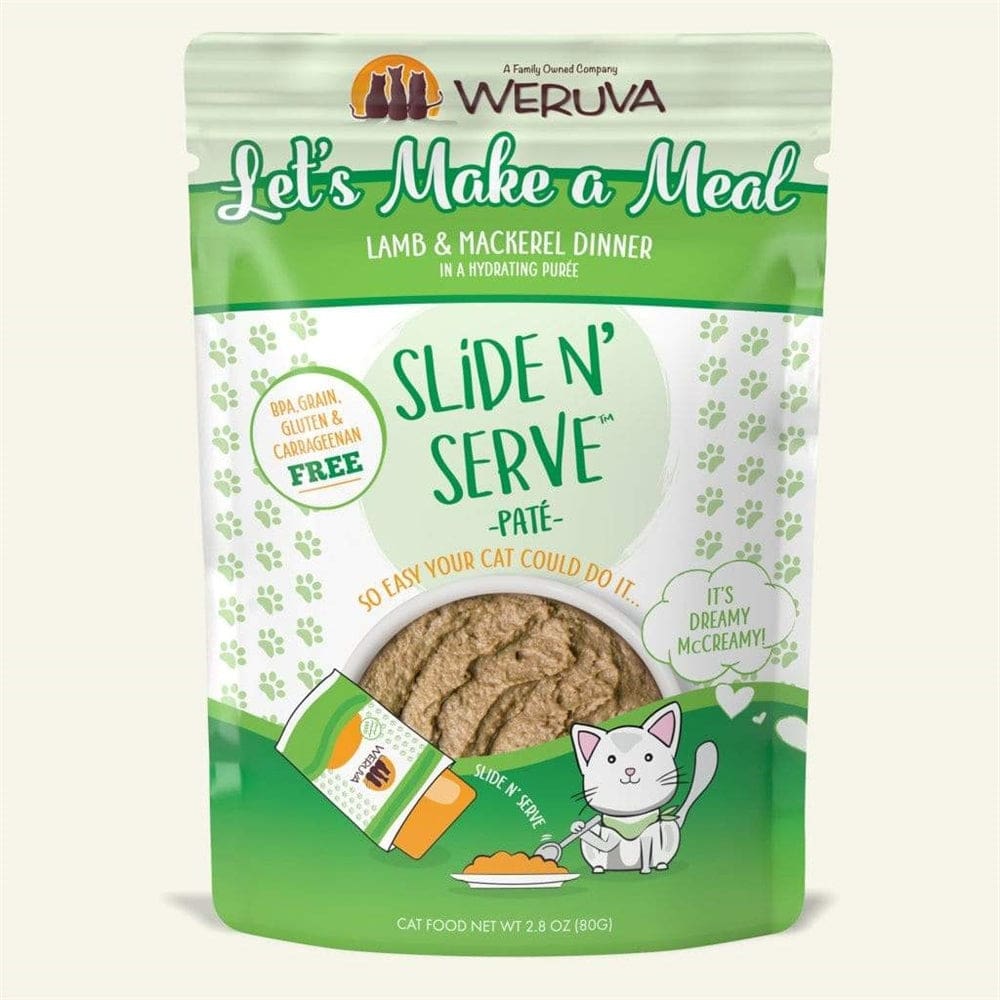 Weruva Cat Pates Lets Make a Meal Lamb and Mackerel Dinner 2.8oz. (Case Of 12) - Pet Supplies - Weruva