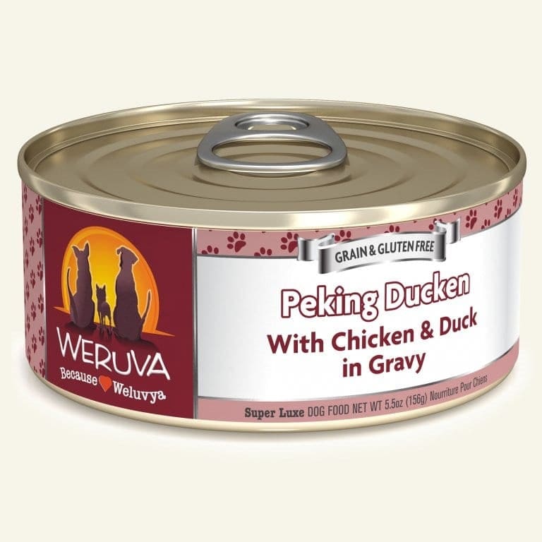 Weruva Dog Peking Ducken with Chicken & Duck in Gravy 5.5oz. Case Of 24 - Pet Supplies - Weruva