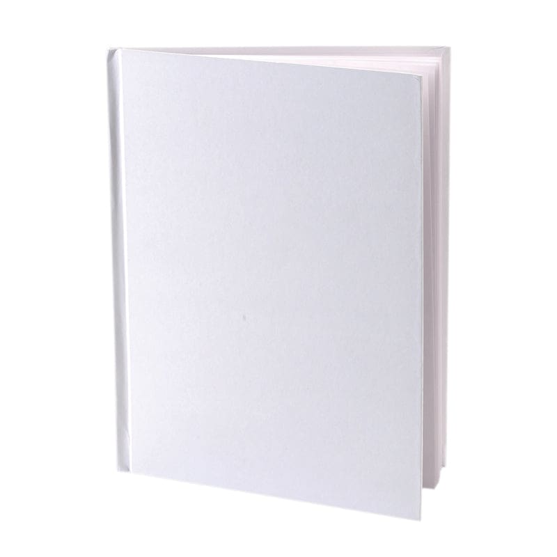 White Hardcover Blank Book 8-1/8X6-3/8 (Pack of 12) - Note Books & Pads - Ashley Productions