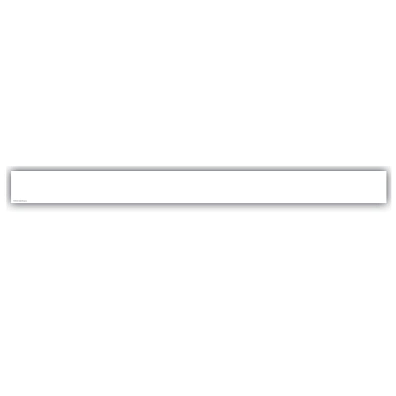 White Straight Border Trim (Pack of 10) - Border/Trimmer - Teacher Created Resources