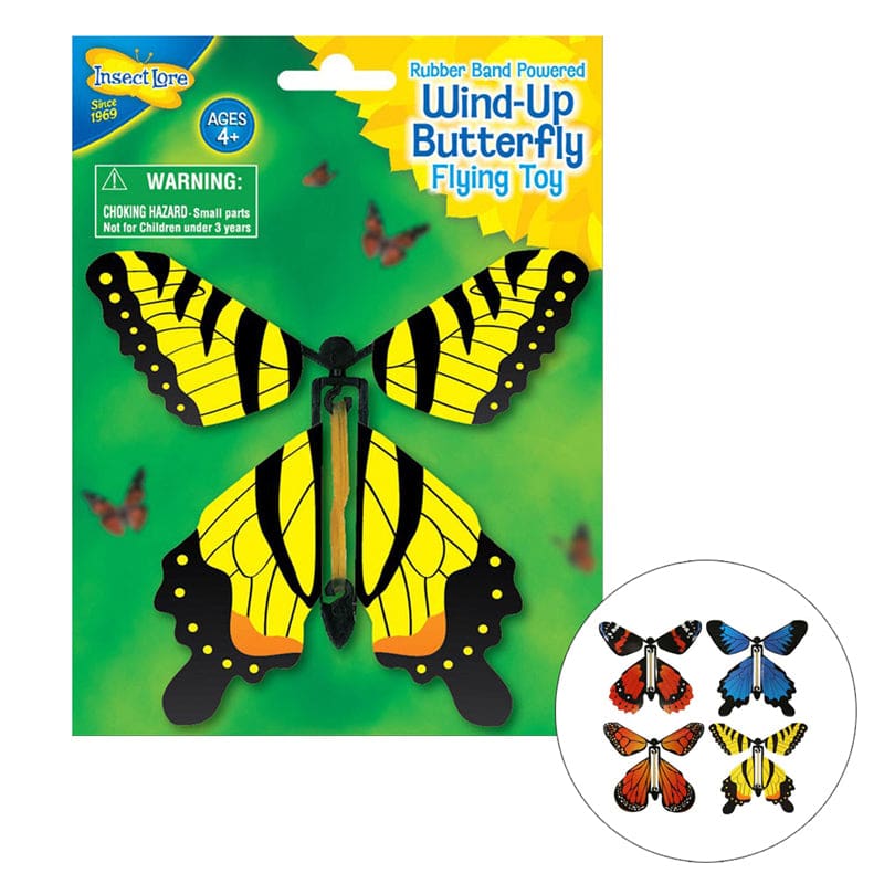 Wind Up Butterfly (Pack of 12) - Animal Studies - Insect Lore