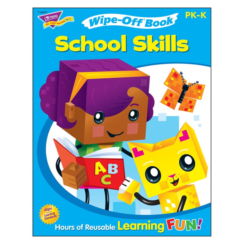 Wipe-Off Book Basic Skills (Pack of 8) - Language Arts - Trend Enterprises Inc.