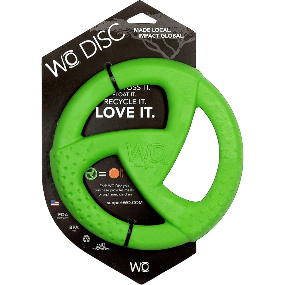 Wo Dog Disc Green - Pet Supplies - Wo