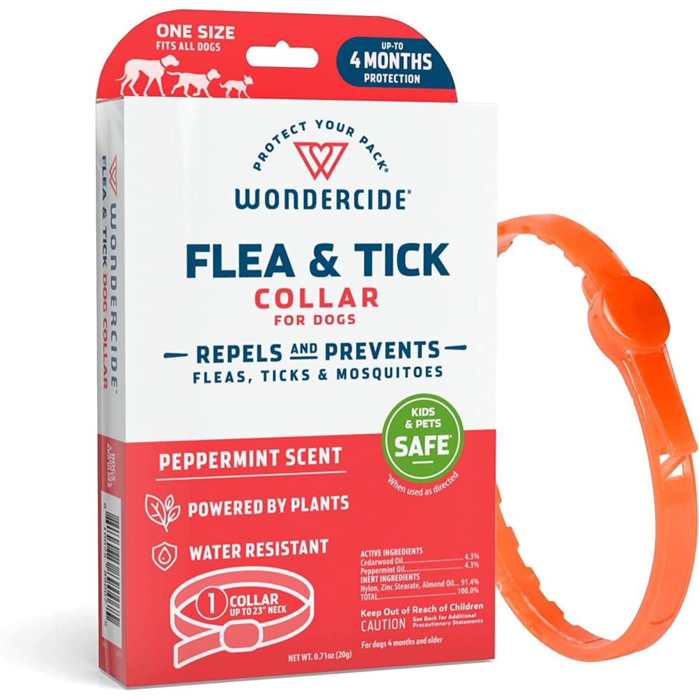 Wondercide Flea and Tick Collar for Dogs-Peppermint - Pet Supplies - Wondercide