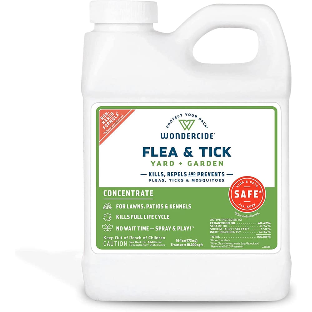 Wondercide Flea Tick and Mosquito Control Concentrate Yard-Garden 16 oz - Pet Supplies - Wondercide