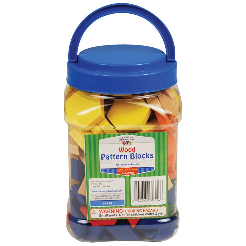 Wood Pattern Blocks - Patterning - Learning Advantage