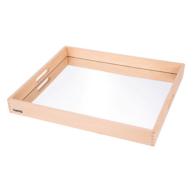 Wooden Mirror Tray - Mirrors - Learning Advantage