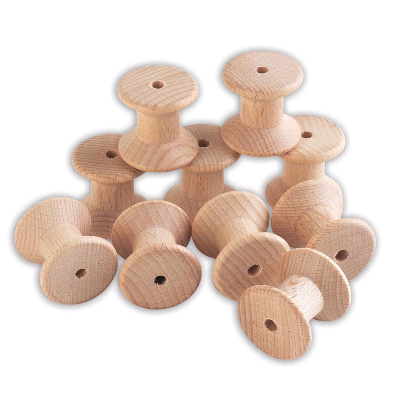 Wooden Spools (Pack of 6) - Manipulatives - Learning Advantage
