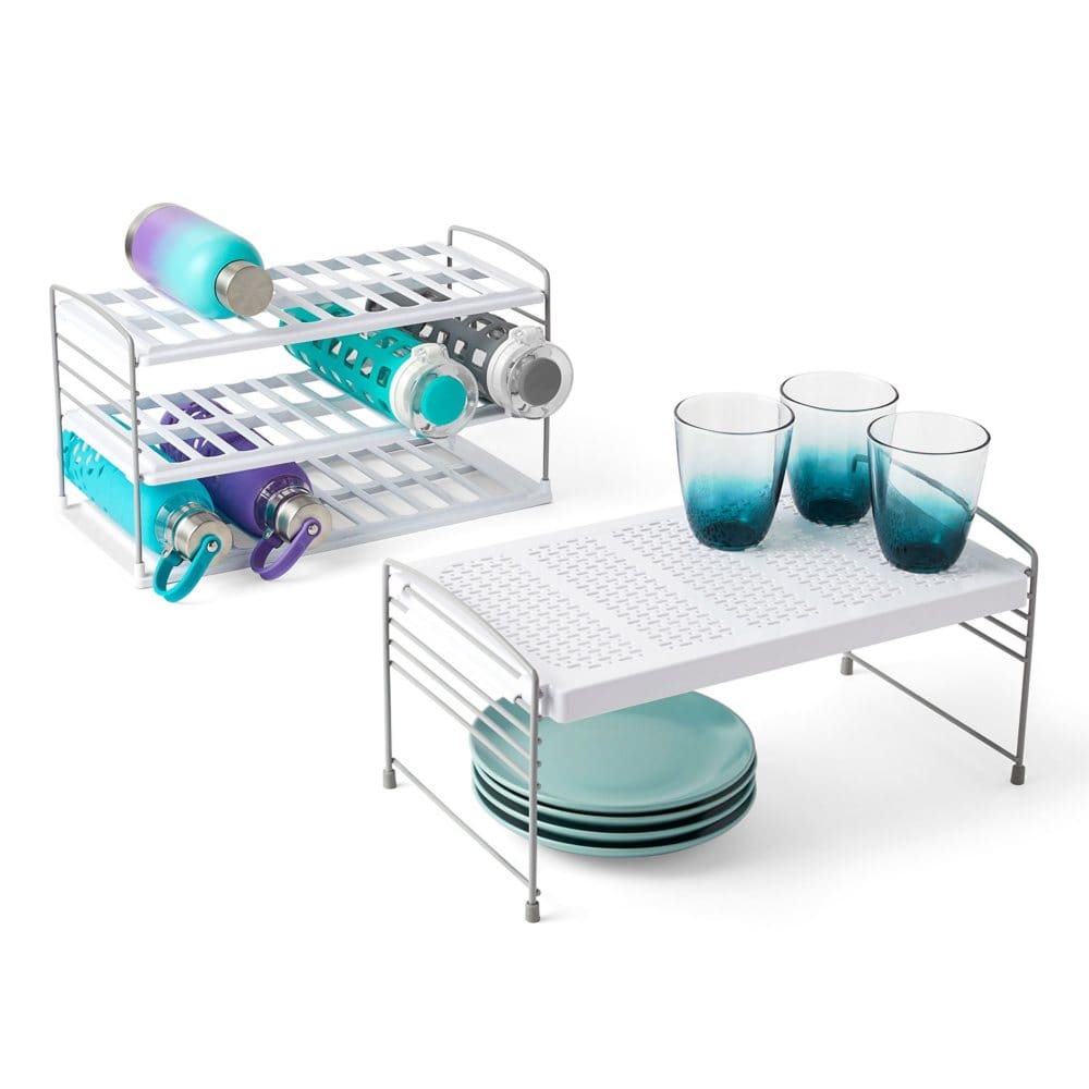 YouCopia Bottle Mug and Plate Organizer 2-Piece Set - Food Storage & Kitchen Organization - YouCopia