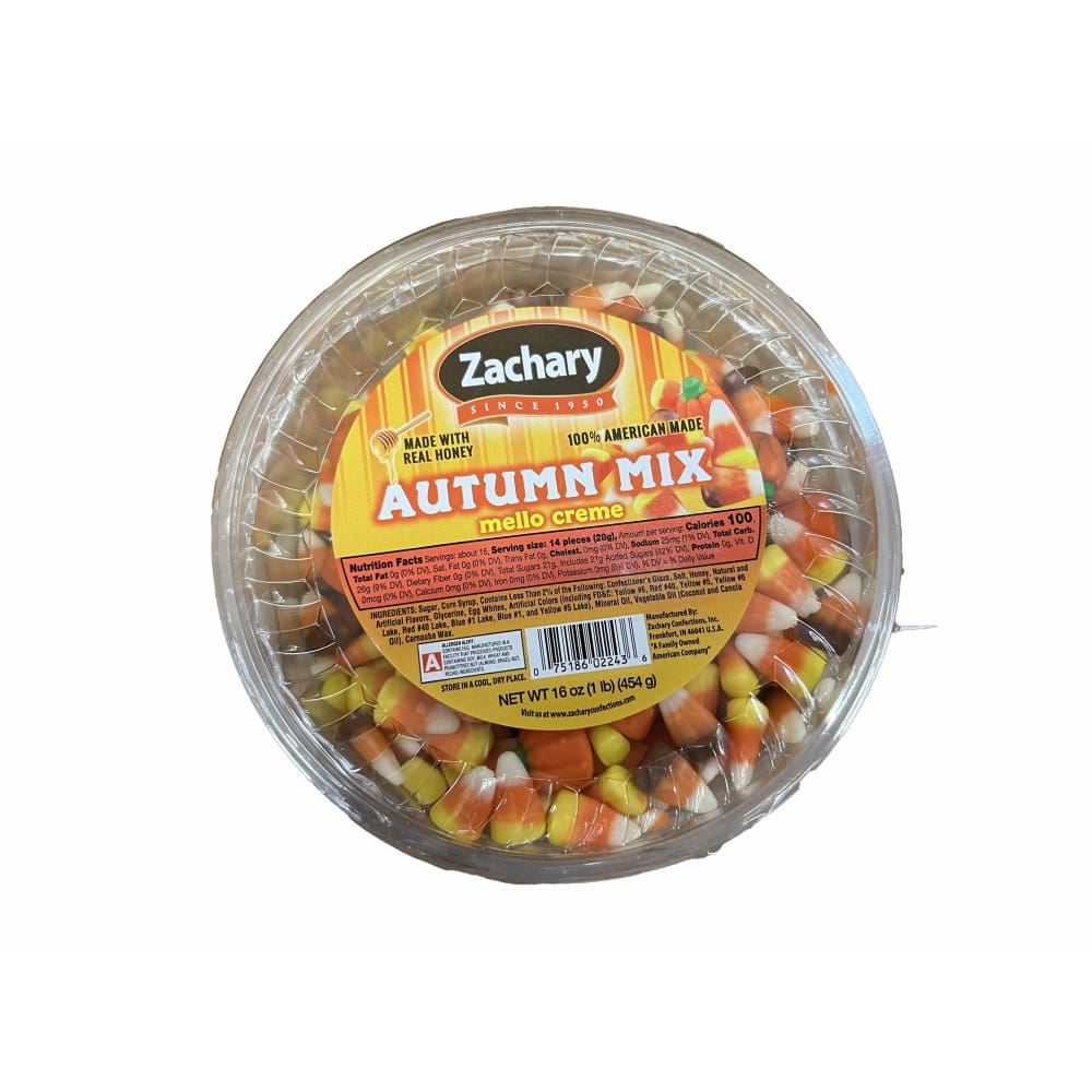 Zachary Zachary Creamy Halloween Candy in Fun Fall Shapes, Multiple Choice Flavor, 16 oz