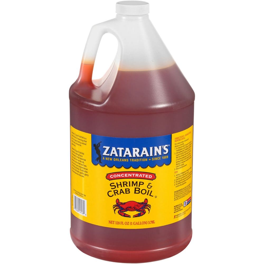 Zatarain’s Concentrated Liquid Shrimp & Crab Boil (1 gal.) - Condiments Oils & Sauces - Zatarain’s Concentrated