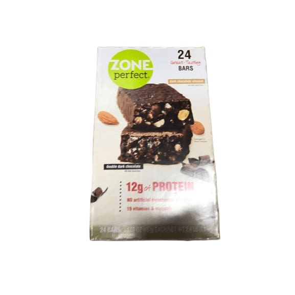 ZonePerfect Nutrition Bar Dark Chocolate Almond and Double Dark Chocolate, 24 ct./1.58 oz. - ShelHealth.Com