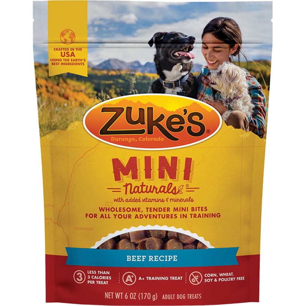Zukes Dog Mini Natural Beef 6Oz - Pet Supplies - Zukes