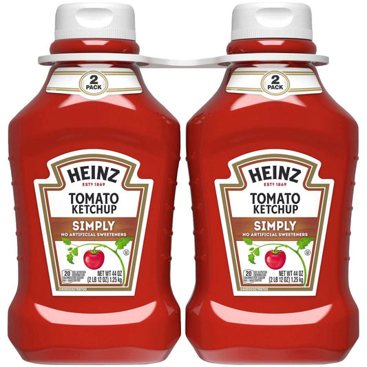 Heinz Simply Tomato Ketchup 44 oz., 2 pk.