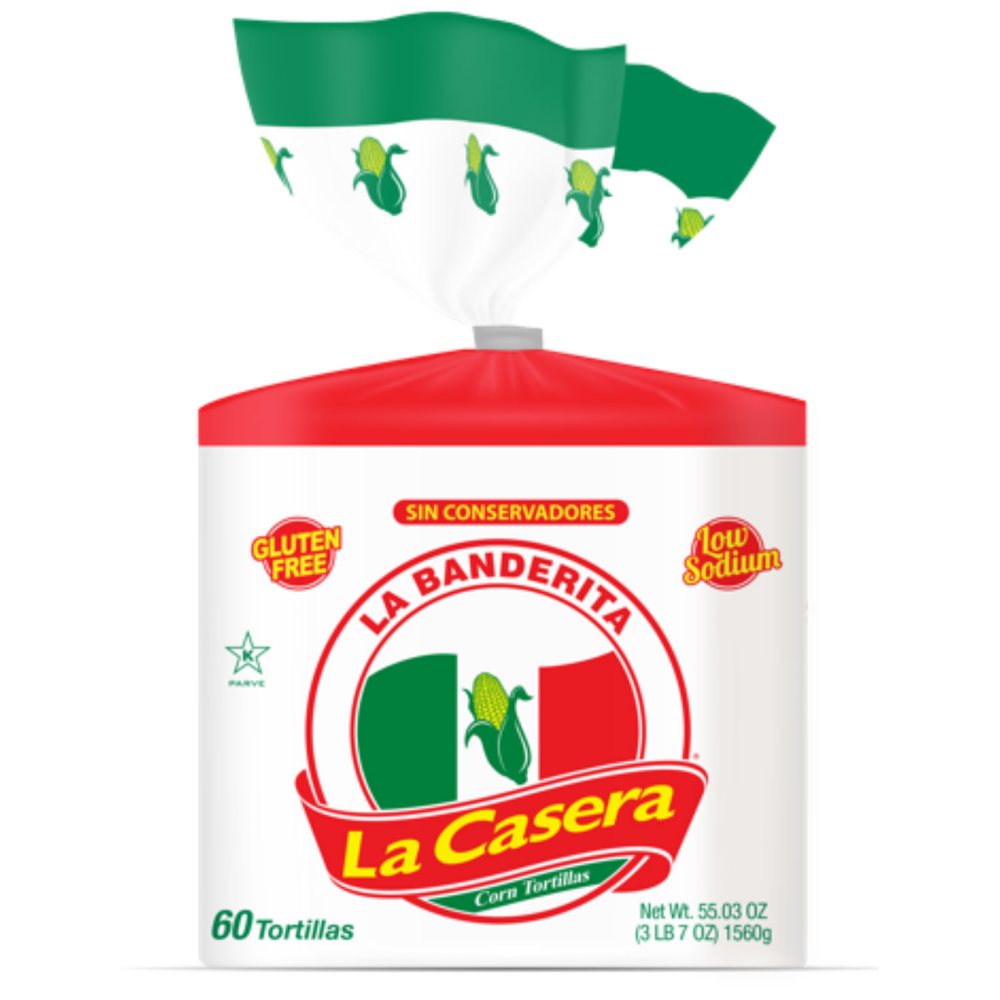 La Banderita La Casera Corn Tortillas, 60 ct.
