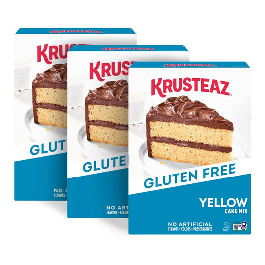 Krusteaz Gluten Free Yellow Cake Mix, 18 oz., 3 pk.