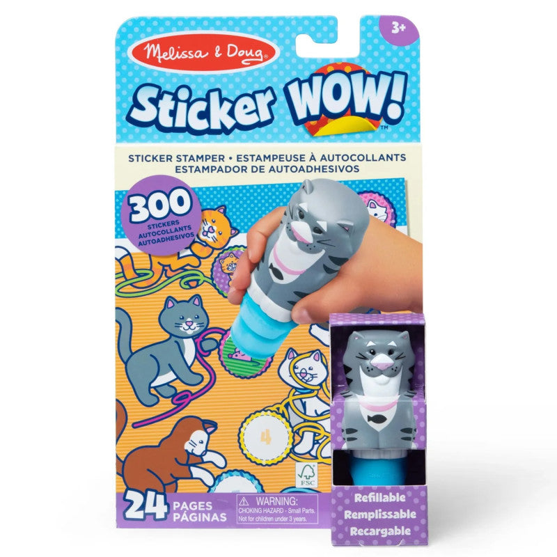 Cat Activity Pad Set Sticker Wow (Pack of 3)
