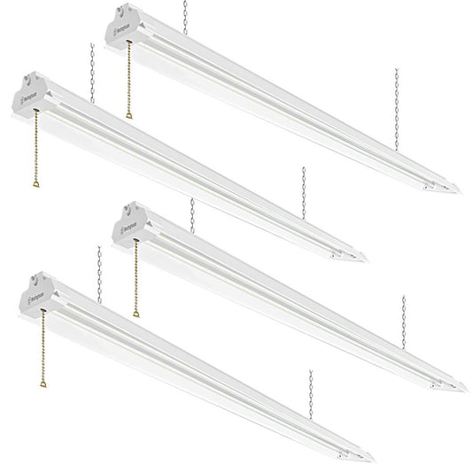 Westinghouse 4' 5000 Lumen LED Shop Light, White Finish, 4 pk.
