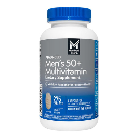 Member's Mark Advanced Men's 50+ Multivitamin Tablets, 275 ct.