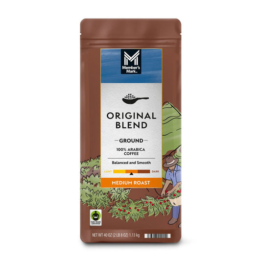 Member's Mark Original Medium Roast Ground Coffee, 40 oz.