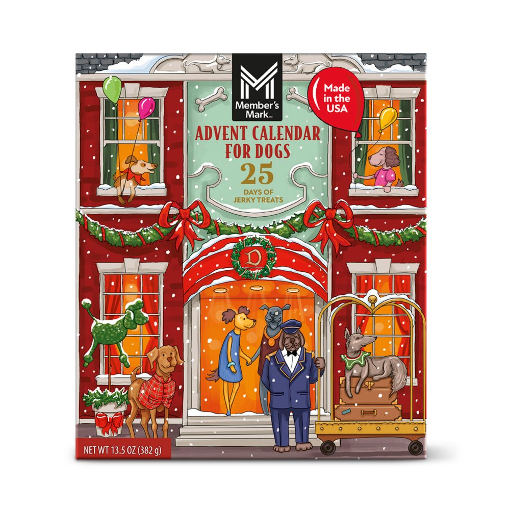Member's Mark Jerky Treat Advent Calendar for Dogs, 13.5oz