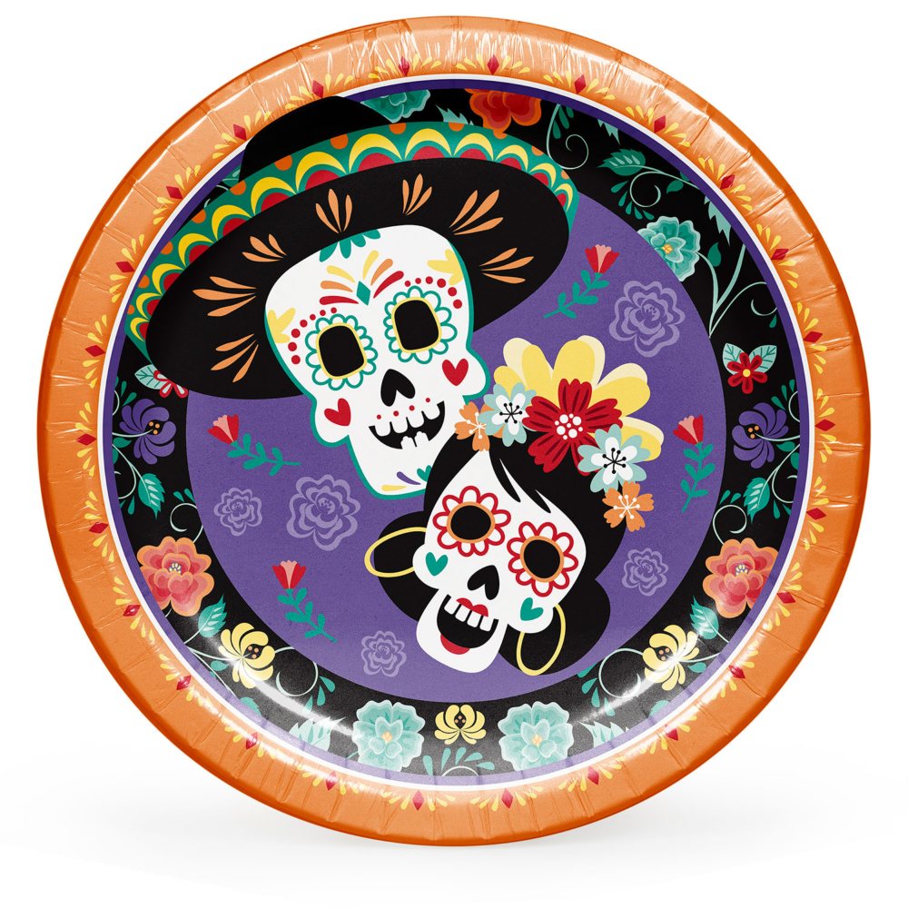 Member's Mark Día De Los Muertos Paper Plates, 10",  85 ct.