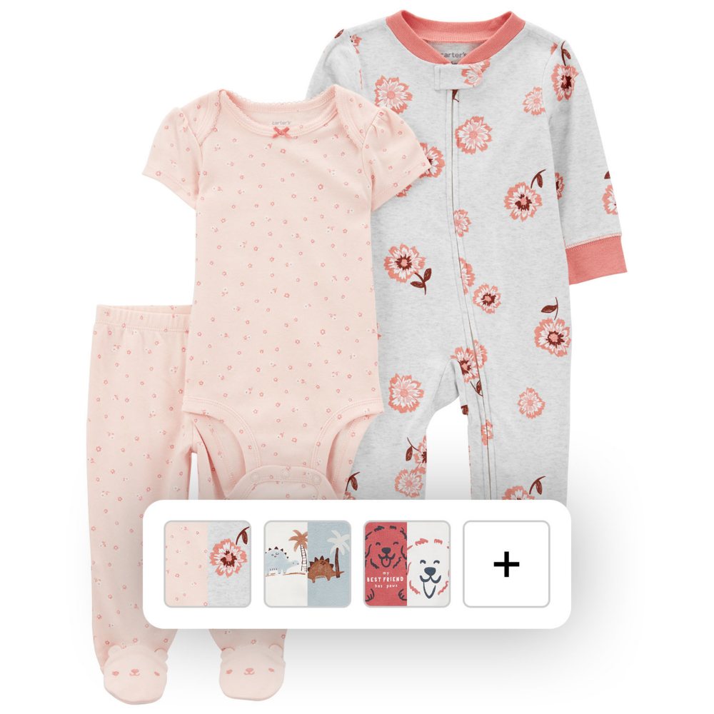 Carter's 3-Piece Baby Layette Set