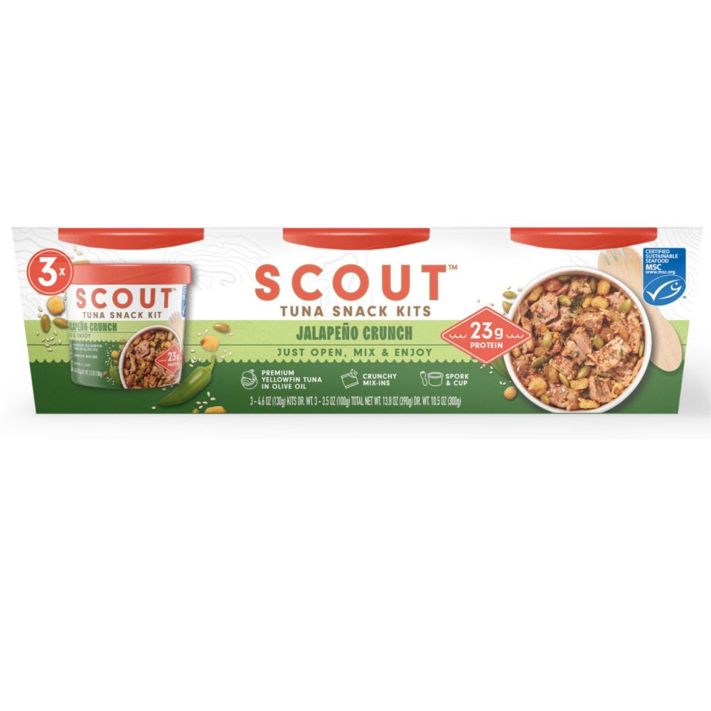 Scout Tuna Snack Kit 5.1oz., 3ct,
