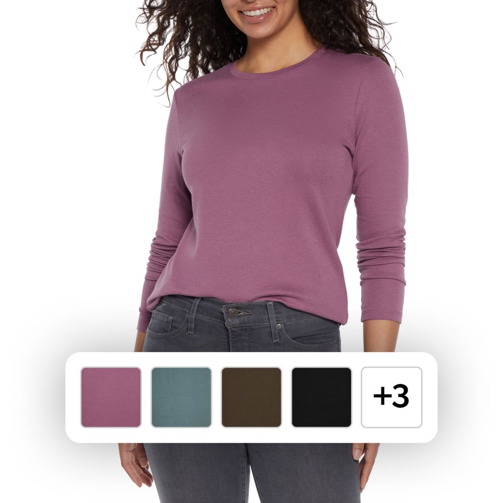 Eddie Bauer Women's Long Sleeve Crewneck Tee