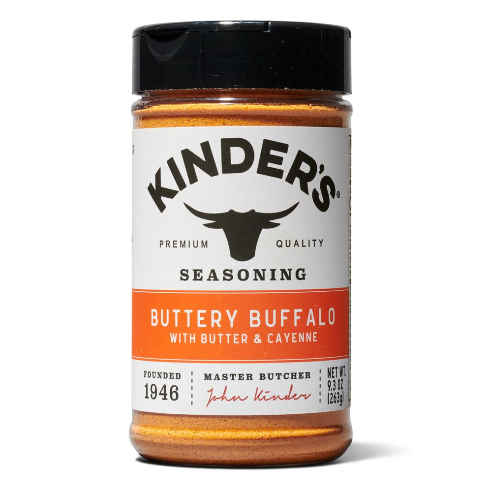 Kinder's Buttery Buffalo Seasoning, 9.3 oz. (Pack of 2)