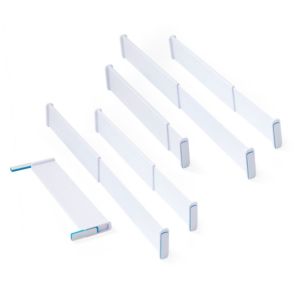 YouCopia Restickable™ 6-Piece Shallow Drawer Divider Set