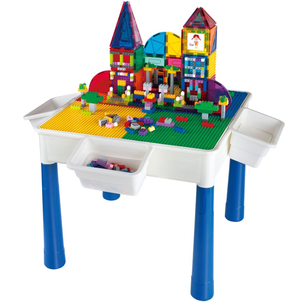 Picasso Tiles 585-Piece Activity Table Set
