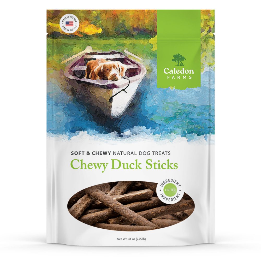 Caledon Farms Chewy Duck Sticks Dog Treats, 35 oz
