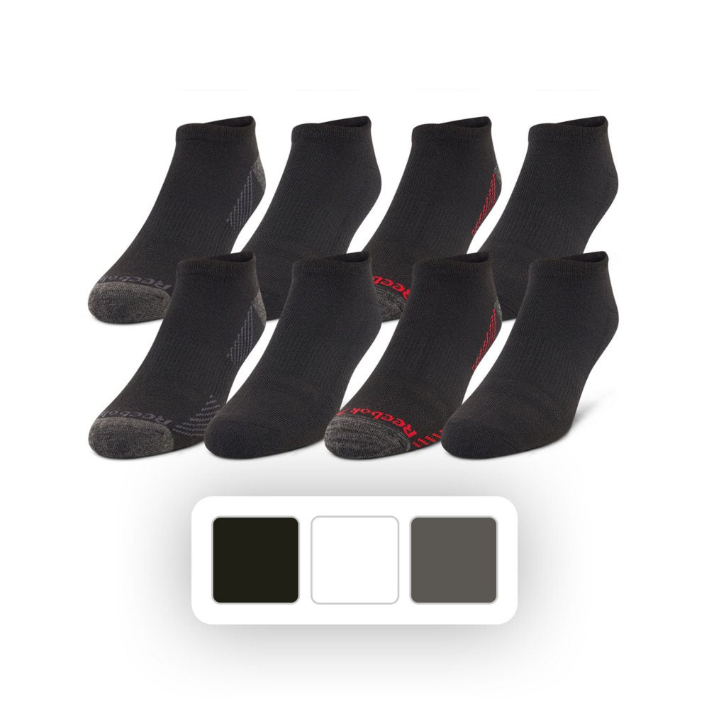Reebok Men's 8-Pack Cushion Low Cut Sock