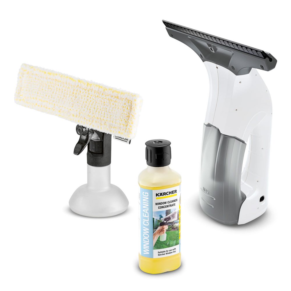 Karcher WV 1 Plus Window Vac - For Windows, Showers, Mirrors, Glass, & Countertops