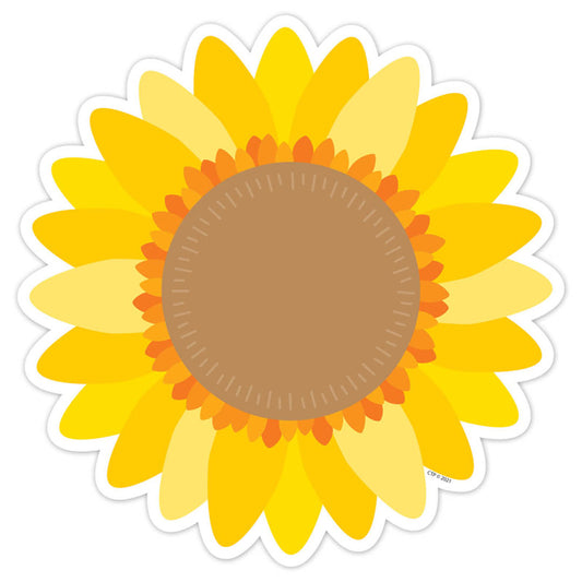 Sunflower 6In Designer Cutouts (Pack of 6)