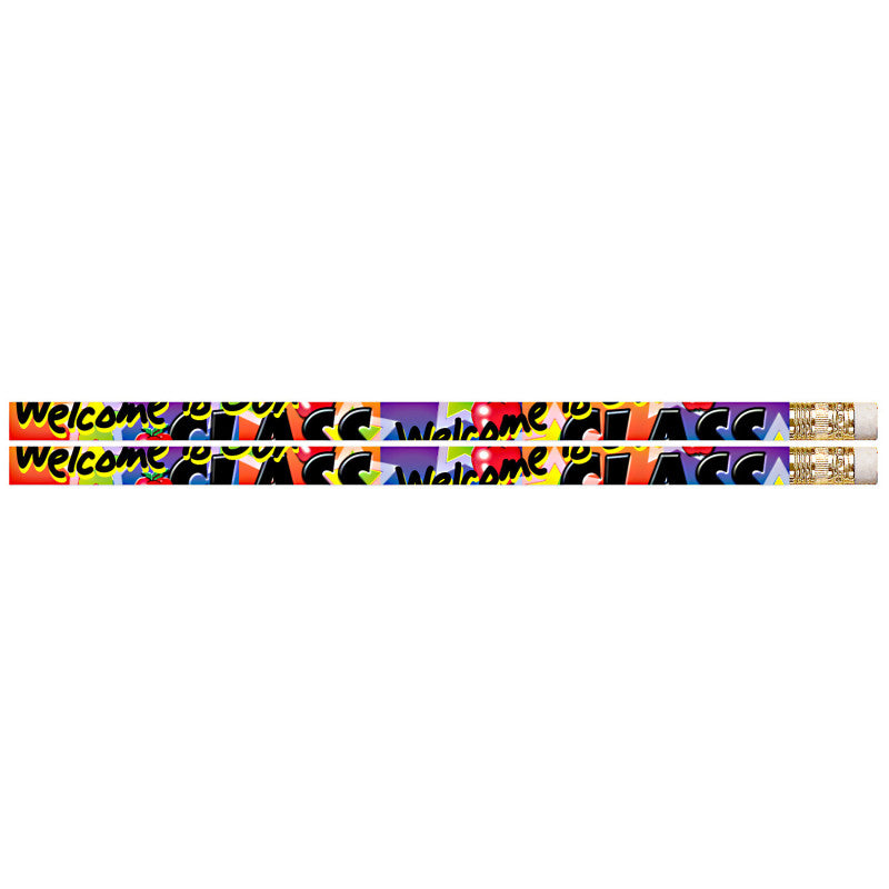 Welcome To Our Class 12Pk Motivational Fun Pencils (Pack of 12)