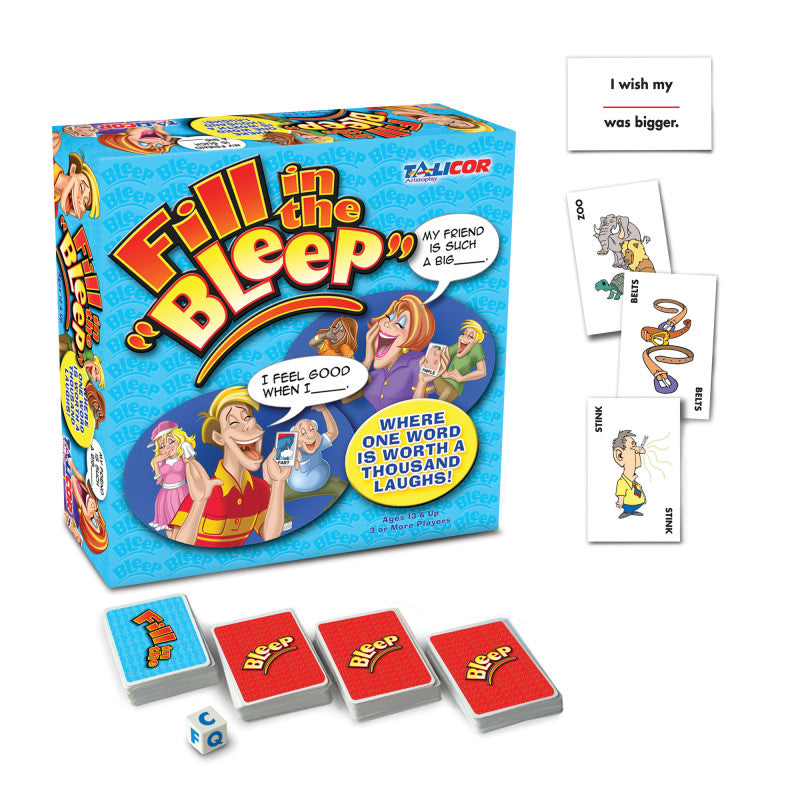 Fill In The Bleep Game (Pack of 2)