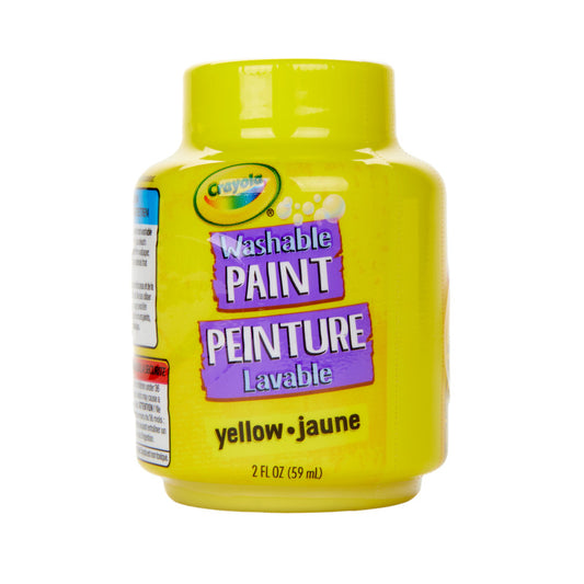 Yellow 2Oz Washable Paint (Pack of 12)