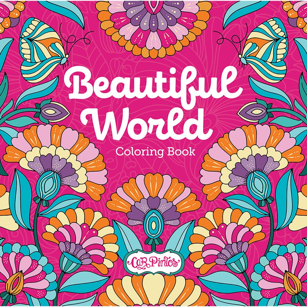 Beautiful World Coloring Book, Paperback