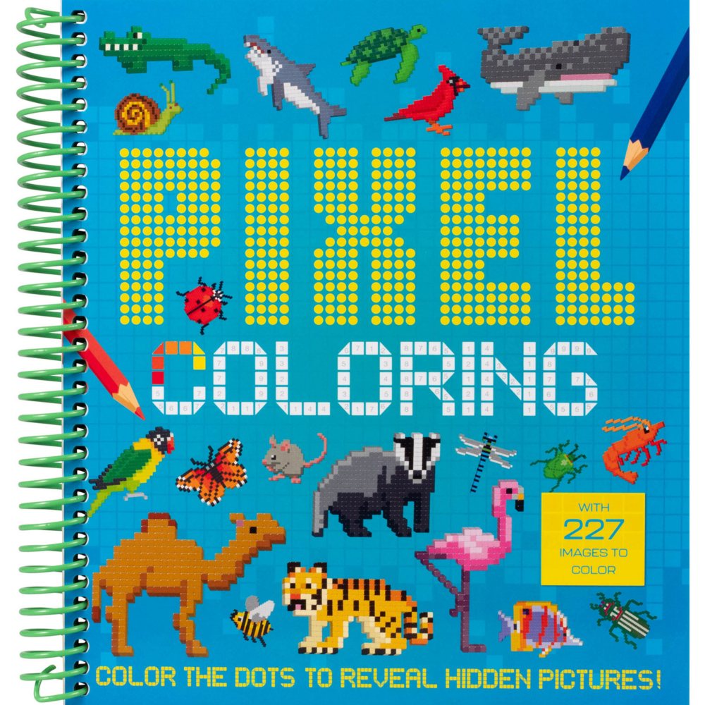 Sam's Exclusive - Pixel Coloring, Spiral Bound