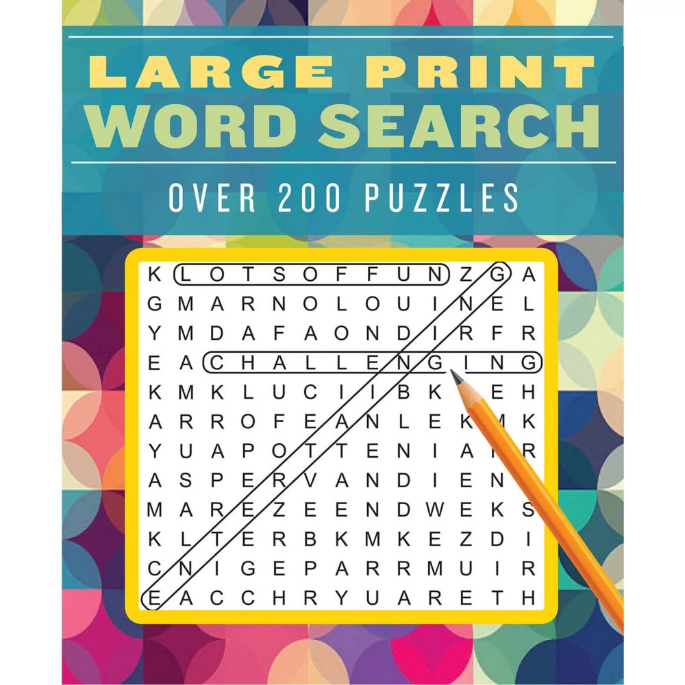 Large Print Word Search, Paperback