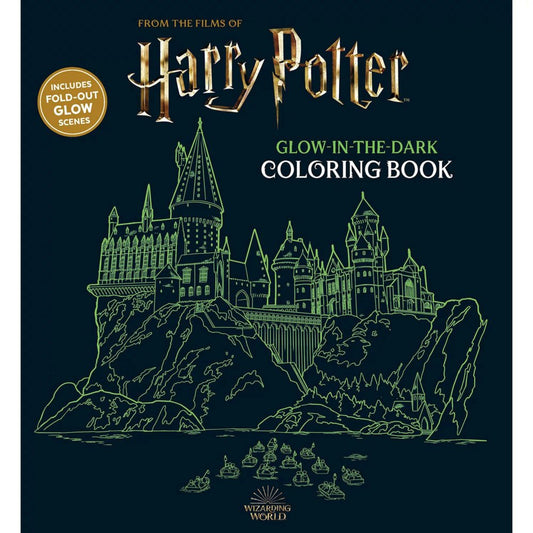 Harry Potter Glow in the Dark Coloring Book, Paperback