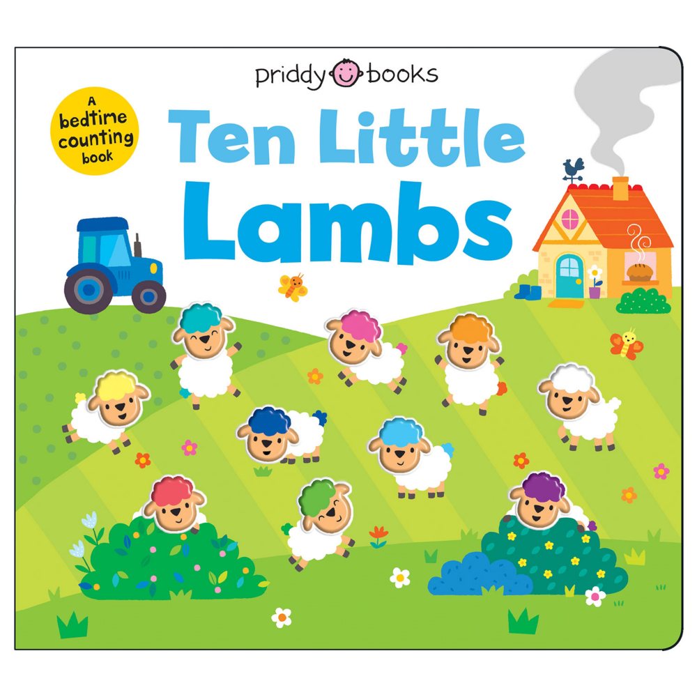 Ten Little Lambs, Board Book