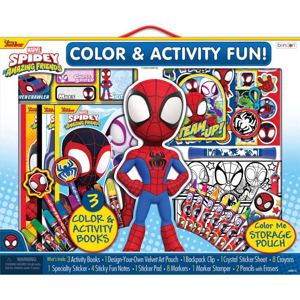 Bendon Color & Activity Fun: Marvel Spidey & His Amazing Friends