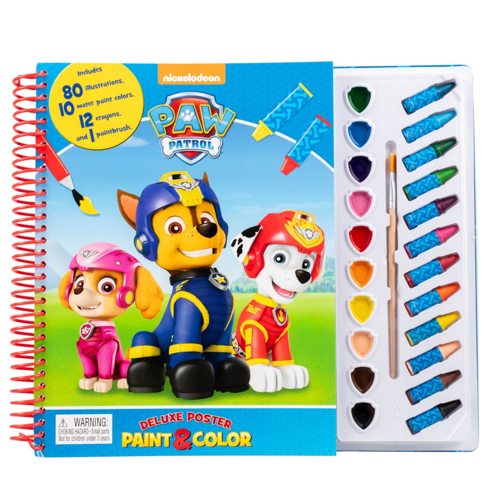 Deluxe Poster Paint & Color: Paw Patrol, Mixed Media