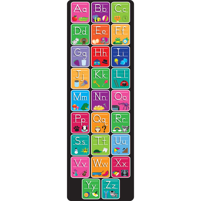 Mat Runner Alphabet & Pictures Chalk Loop 15.5 X 47In