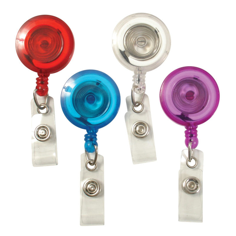 Id Badge Reel with Belt Clip 4/Pk (Pack of 3)